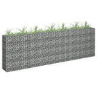 Gabion plantenbak 270x30x90 cm gegalvaniseerd staal