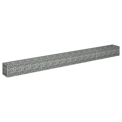 Gabion Plantenbak Verhoogd Gegalvaniseerd Staal 360 x 30 x 30 cm