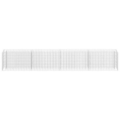 Gabion Plantenbak Verhoogd Gegalvaniseerd Staal 360 x 30 x 60 cm