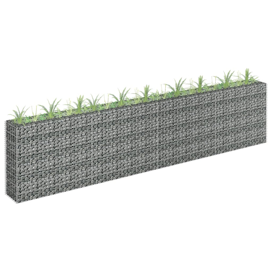 Gabion Plantenbak Verhoogd 360X30X10 Cm Gegalvaniseerd Staal