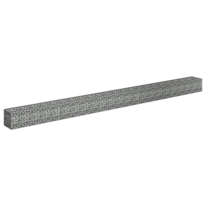 Gabion Plantenbak Verhoogd Gegalvaniseerd Staal 450 x 30 x 30 cm