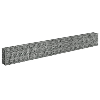 Gabion Plantenbak Verhoogd Gegalvaniseerd Staal 450 x 30 x 60 cm