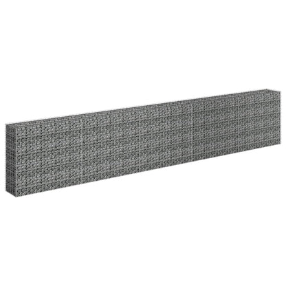 Gabion Plantenbak Verhoogd Gegalvaniseerd Staal 450 x 30 x 90 cm