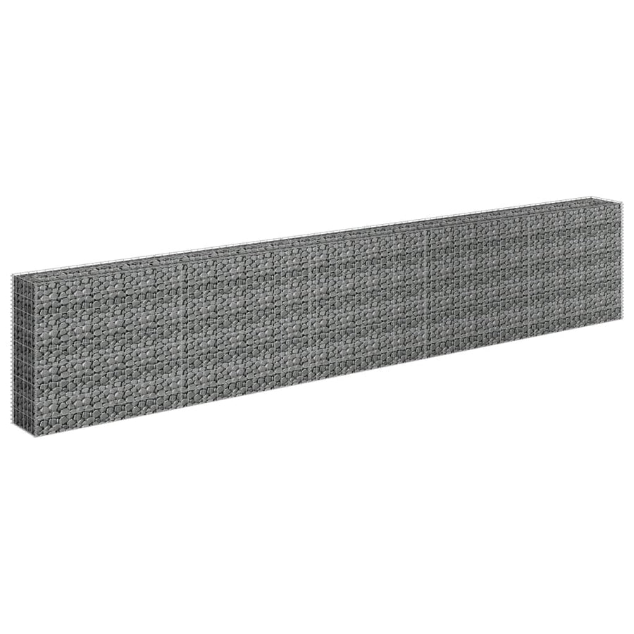 Gabion Plantenbak Verhoogd Gegalvaniseerd Staal 450 x 30 x 90 cm
