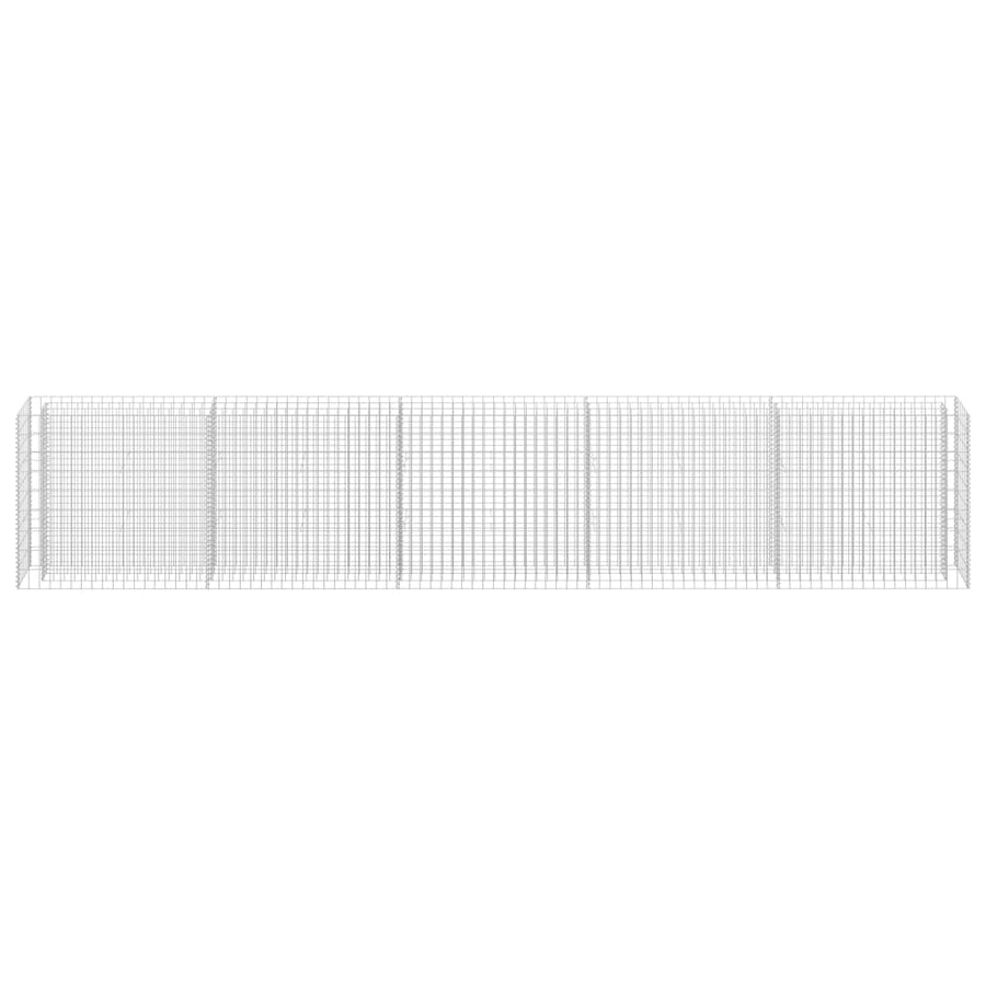 Gabion Plantenbak Verhoogd Gegalvaniseerd Staal 450 x 30 x 90 cm