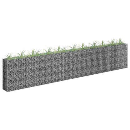 Gabion Plantenbak Verhoogd Gegalvaniseerd Staal 450 x 30 x 90 cm