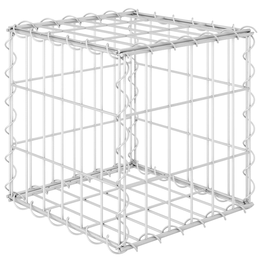 Gabion Plantenbak Verhoogd Kubus Staaldraad 30 x 30 x 30 cm