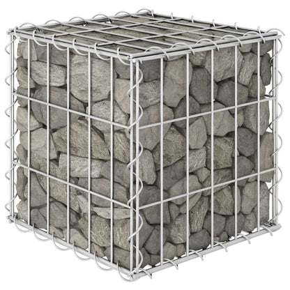 Gabion Plantenbak Verhoogd Kubus Staaldraad 30 x 30 x 30 cm