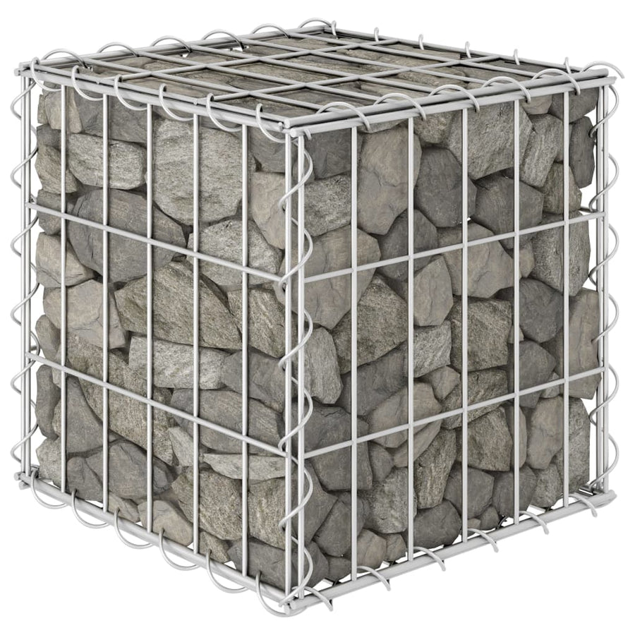 Gabion Plantenbak Verhoogd Kubus Staaldraad 30 x 30 x 30 cm