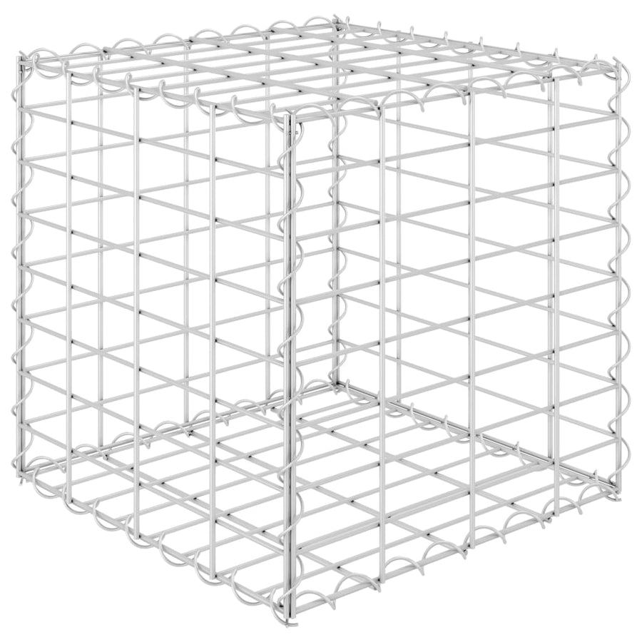 Gabion Plantenbak Verhoogd Kubus Staaldraad 40 x 40 x 40 cm