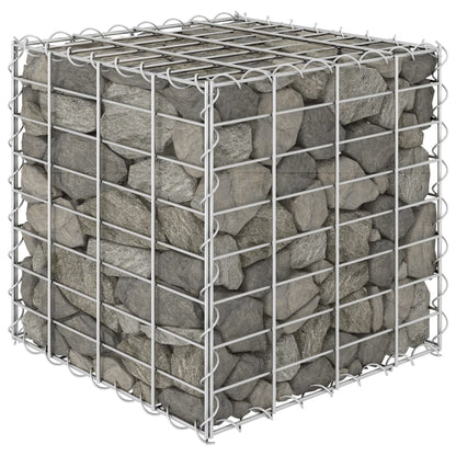 Gabion Plantenbak Verhoogd Kubus Staaldraad 40 x 40 x 40 cm