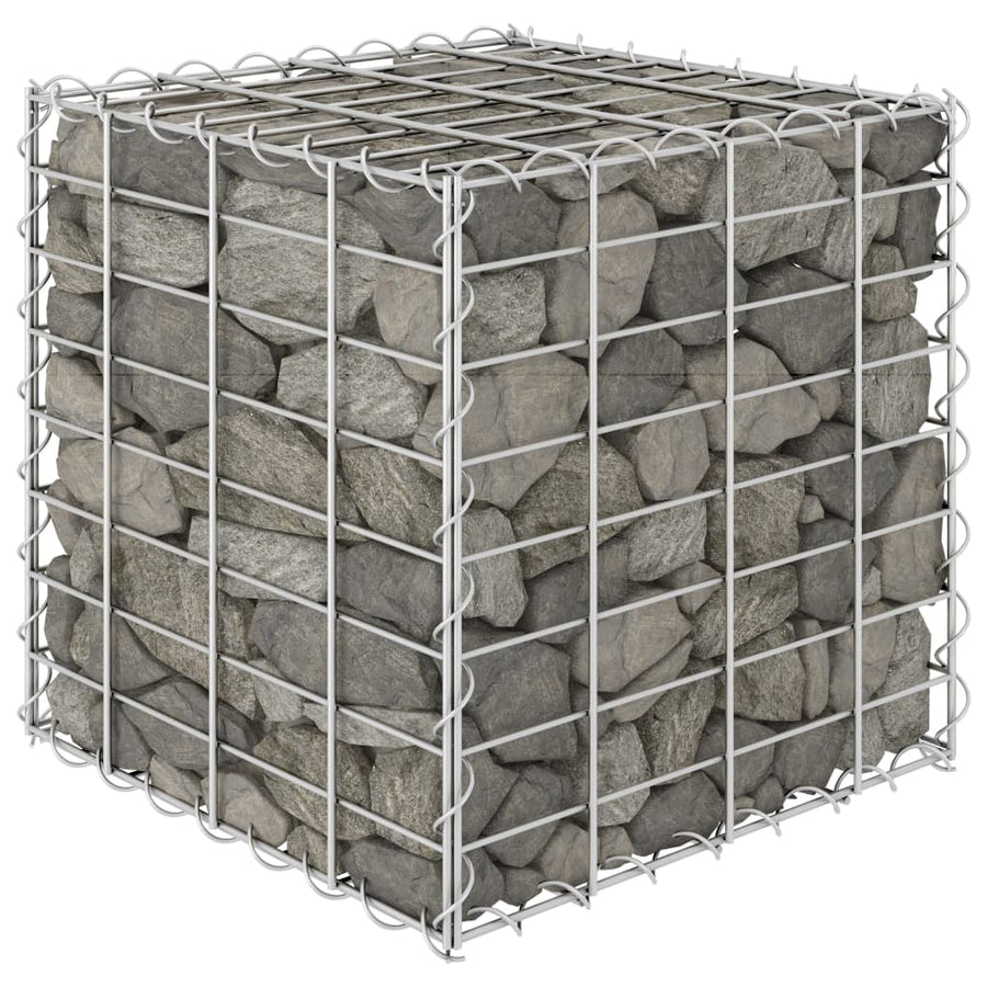 Gabion Plantenbak Verhoogd Kubus Staaldraad 40 x 40 x 40 cm