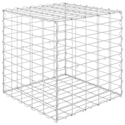 Gabion Plantenbak Verhoogd Kubus Staaldraad 50 x 50 x 50 cm