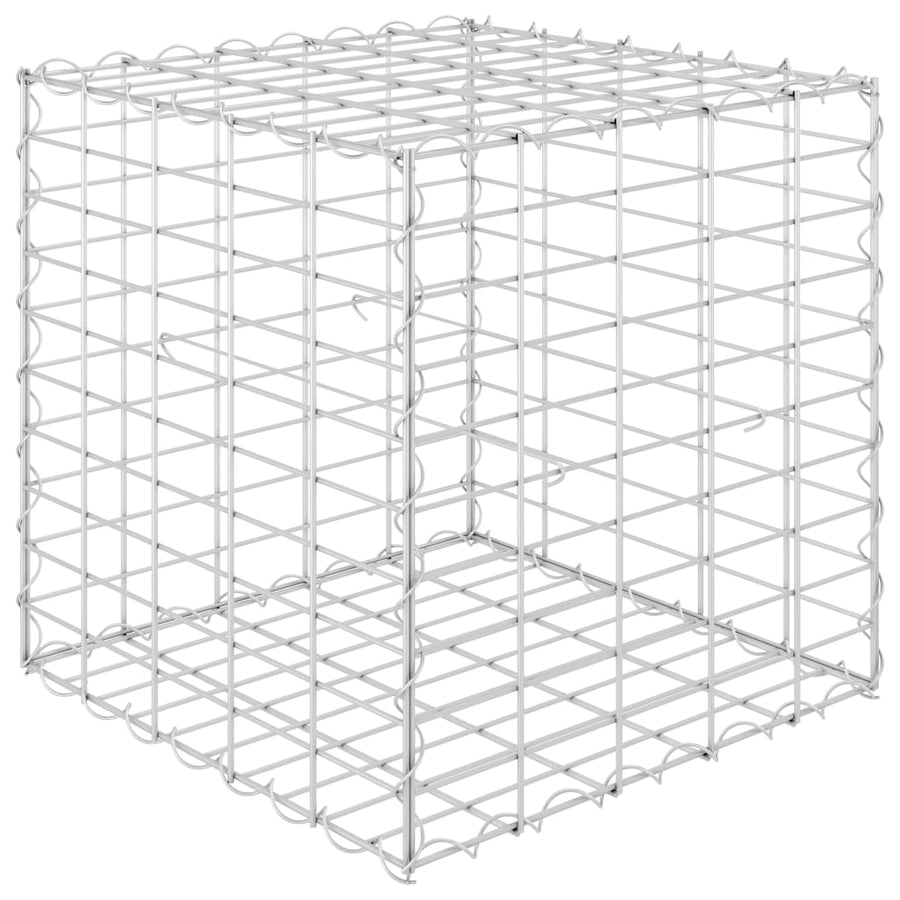 Gabion Plantenbak Verhoogd Kubus Staaldraad 50 x 50 x 50 cm