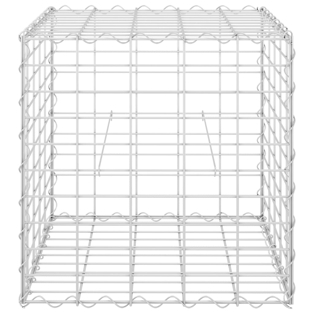 Gabion Plantenbak Verhoogd Kubus Staaldraad 50 x 50 x 50 cm