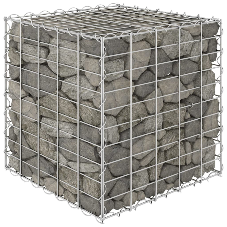 Gabion Plantenbak Verhoogd Kubus Staaldraad 50 x 50 x 50 cm