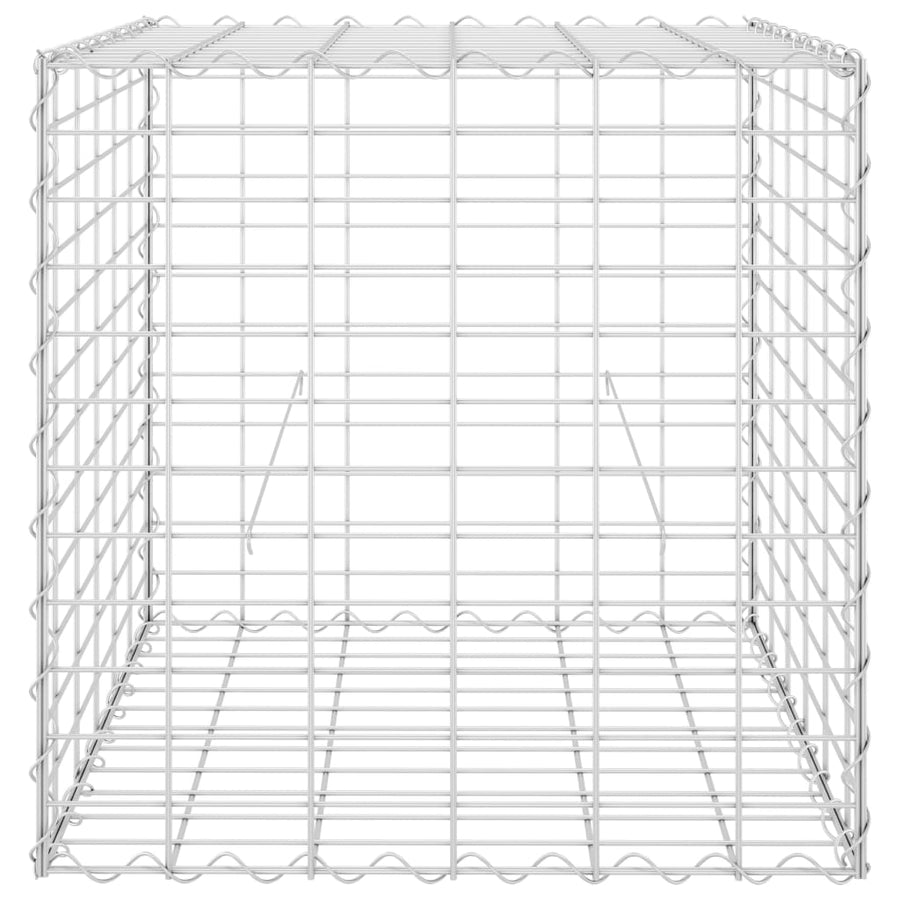 Gabion Plantenbak Verhoogd Kubus Staaldraad 60 x 60 x 60 cm