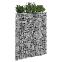 Gabion Plantenbak Trapezium Gegalvaniseerd Staal 80 x 20 x 100 cm