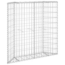 Gabion Plantenbak Trapezium Gegalvaniseerd Staal 100 x 20 x 100 cm