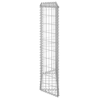 Gabion Plantenbak Trapezium Gegalvaniseerd Staal 100 x 20 x 100 cm