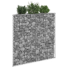Gabion Plantenbak Trapezium Gegalvaniseerd Staal 100 x 20 x 100 cm