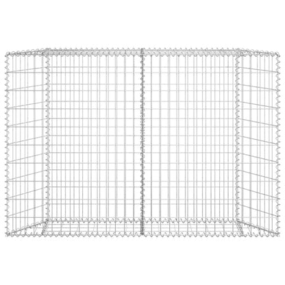 Gabion Plantenbak Trapezium Gegalvaniseerd Staal 150 x 20 x 100 cm