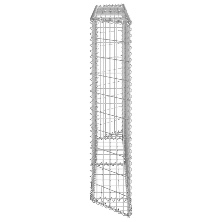 Gabion Plantenbak Trapezium Gegalvaniseerd Staal 150 x 20 x 100 cm