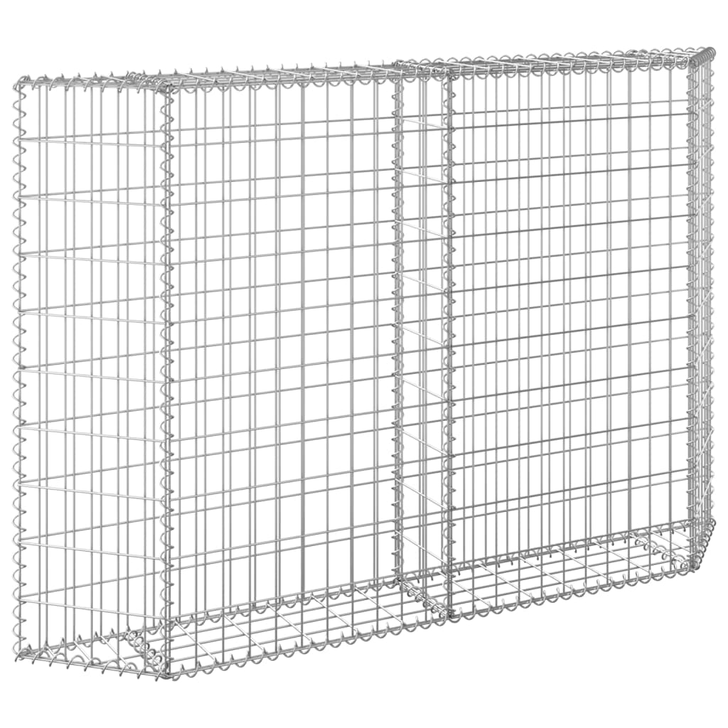 Gabion Plantenbak Trapezium Gegalvaniseerd Staal 150 x 20 x 100 cm
