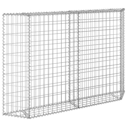 Gabion Plantenbak Trapezium Gegalvaniseerd Staal 150 x 20 x 100 cm