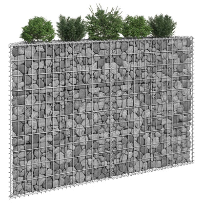 Gabion Plantenbak Trapezium Gegalvaniseerd Staal 150 x 20 x 100 cm