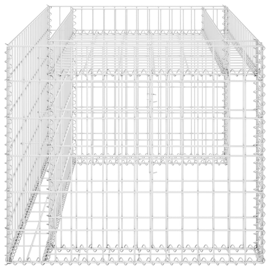Grasmaaieroverkapping Met Plantenbak 110X80X60Cm Staaldraad