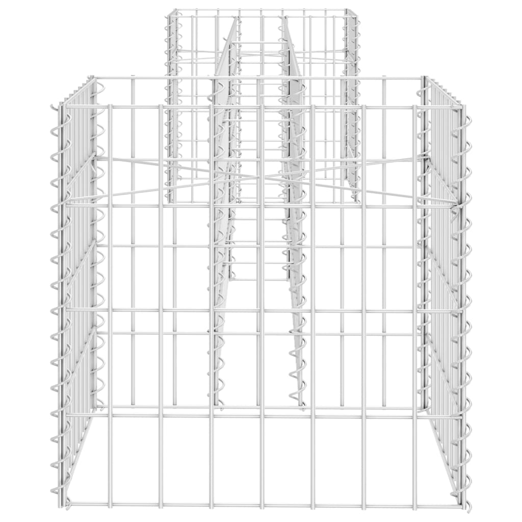 Gabion Plantenbak H-Vormig Staaldraad 260 x 40 x 40 cm