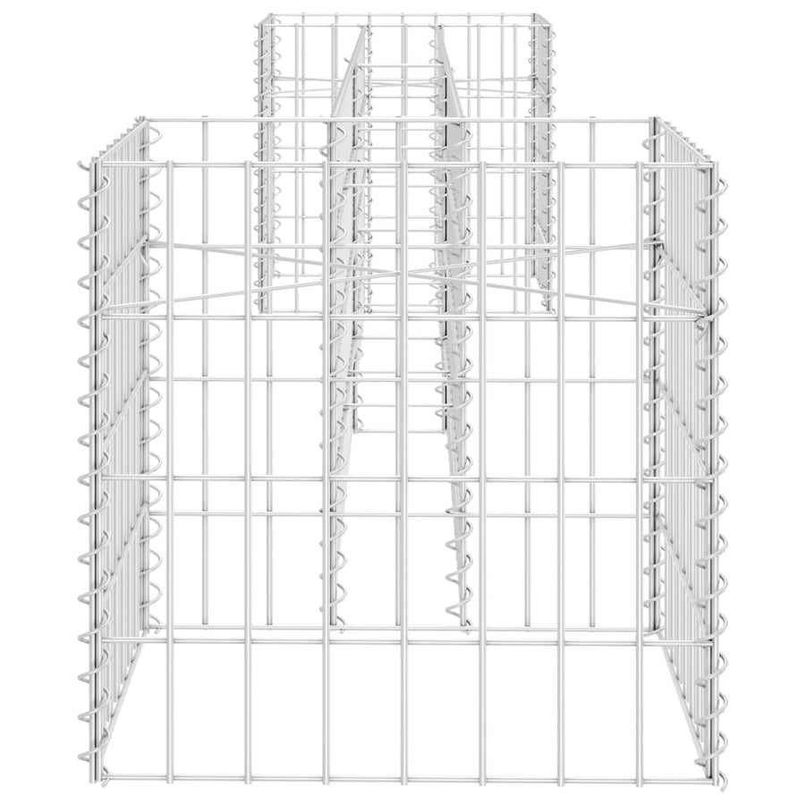 Gabion Plantenbak H-Vormig Staaldraad 260 x 40 x 40 cm