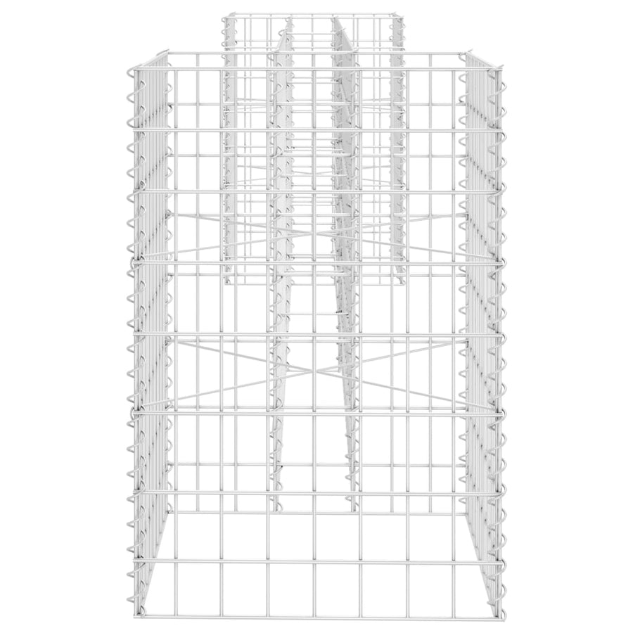 Gabion Plantenbak H-Vormig Staaldraad 260 x 40 x 60 cm