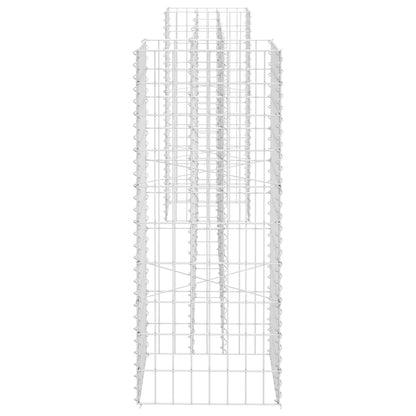 Gabion Plantenbak H-Vormig Staaldraad 260 x 40 x 100 cm