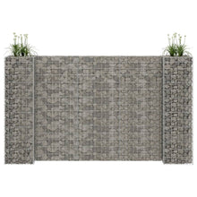 Gabion Plantenbak H-Vormig Staaldraad 260 x 40 x 150 cm