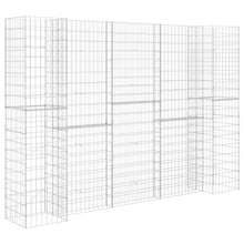 Gabion Plantenbak H-Vormig Staaldraad 260 x 40 x 180 cm
