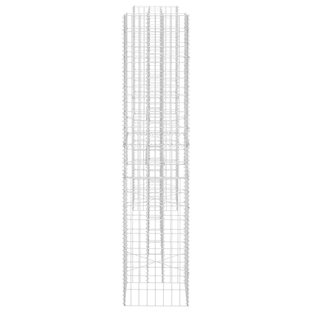 Gabion Plantenbak H-Vormig Staaldraad 260 x 40 x 180 cm