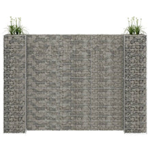 Gabion Plantenbak H-Vormig Staaldraad 260 x 40 x 180 cm