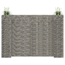 Gabion Plantenbak H-Vormig Staaldraad 260 x 40 x 200 cm