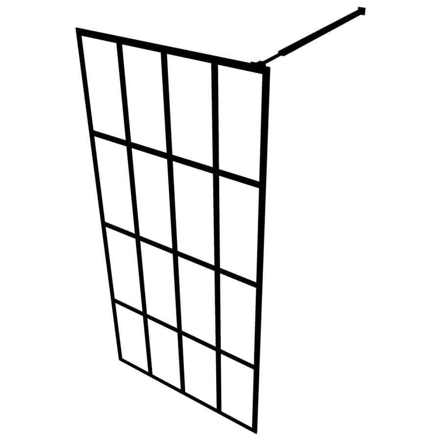 Inloopdouchewand Transparant Gehard Glas 80 x 195 cm Doorzichtig