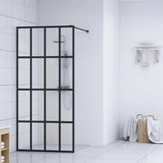 Douchewand 100x195 cm transparant gehard glas