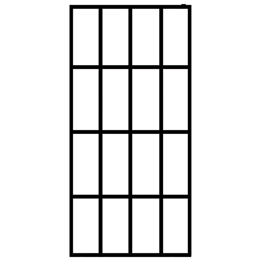 Inloopdouchewand Transparant Gehard Glas 118 x 190 cm Doorzichtig