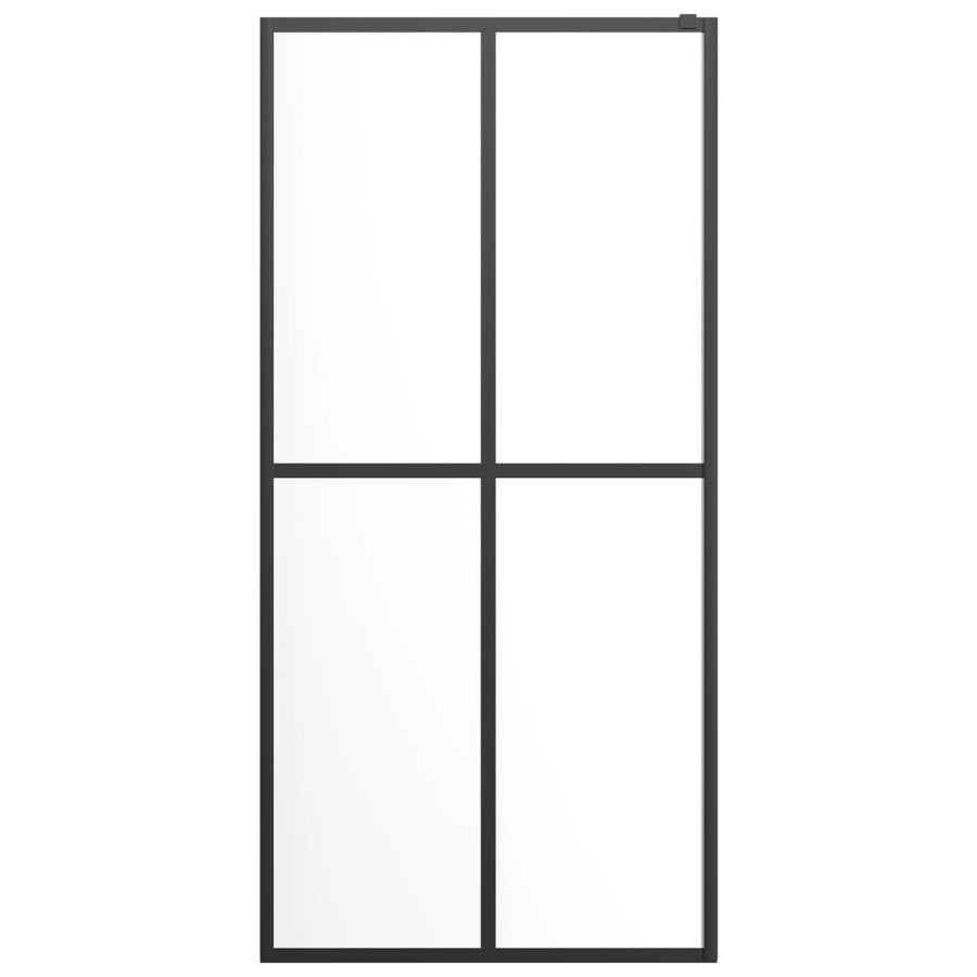 Inloopdouchewand Transparant Gehard Glas 80 x 195 cm Doorzichtig