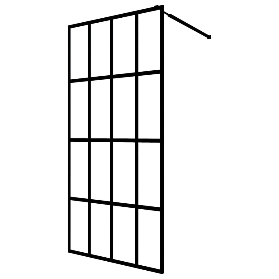 Inloopdouchewand Mat Gehard Glas 80 x 195 cm frosted white