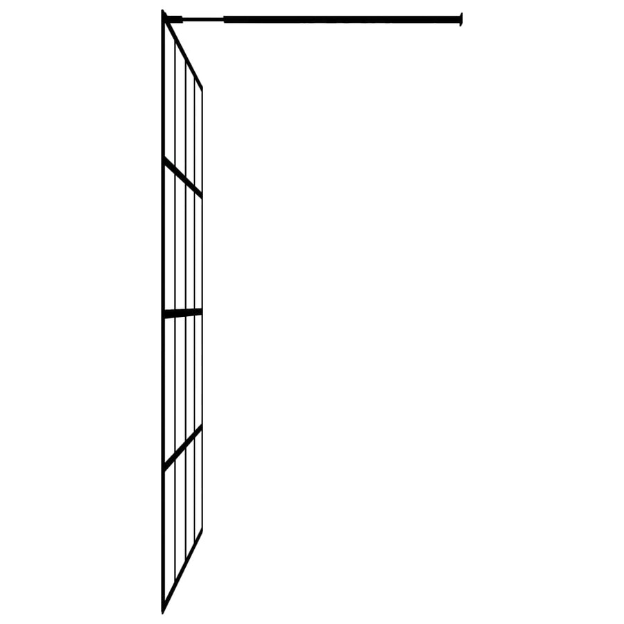 Inloopdouchewand Mat Gehard Glas 80 x 195 cm frosted white