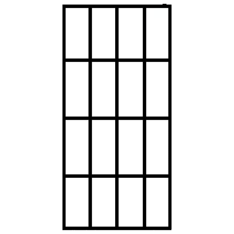 Inloopdouchewand Mat Gehard Glas 118 x 190 cm frosted white