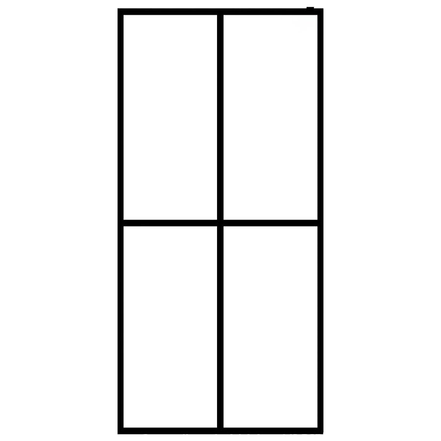 Inloopdouchewand Mat Gehard Glas 80 x 195 cm frosted white