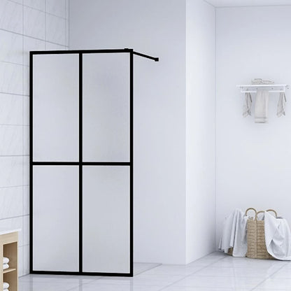 Inloopdouchewand Mat Gehard Glas 90 x 195 cm frosted white