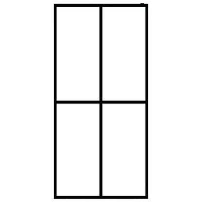 Inloopdouchewand Mat Gehard Glas 100 x 195 cm frosted white